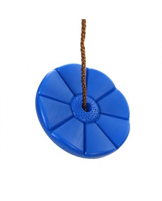 Sunflower Desigh PE Swing Seat Set Playground Accessories with Free Rope Blue