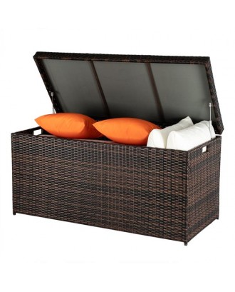 Simple And Practical Outdoor Deck Box Storage Box Brown Gradient