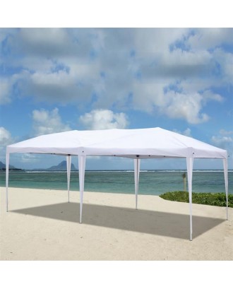 3 x 6m Home Use Outdoor Camping Waterproof Folding Tent with Carry Bag White