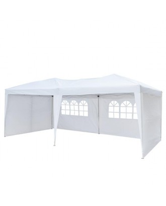 3 x 6m Two Windows Practical Waterproof Folding Tent White
