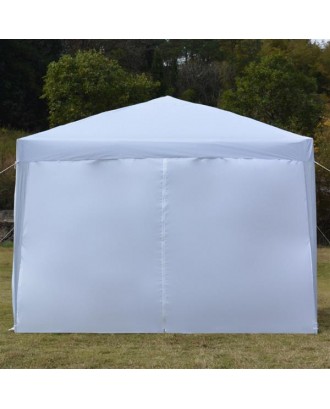 3 x 3m Two Doors & Two Windows Practical Waterproof Right-Angle Folding Tent White