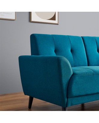 Modern ployester fabric sofa 71"W Blue