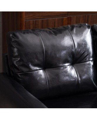 PU Combination Sofa Black