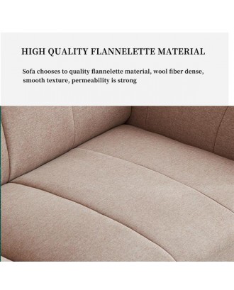 Modern ployester fabric sofa 71"W Beige